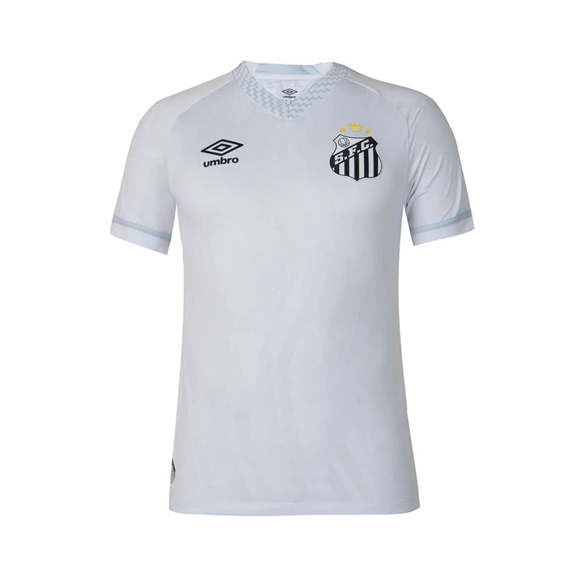 Camisa Santos I 25/26 Umbro Jogador Masculina - Branca/Preta