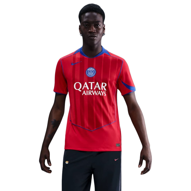 Camisa Paris Saint-Germain III 25/26 Nike Torcedor Pro Masculina - Vermelha