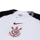 Camisa Corinthians I 2025/26 Nike Jogador Masculina - Branca/Preta