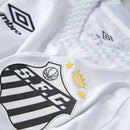 Camisa Santos I 25/26 Umbro Jogador Masculina - Branca/Preta