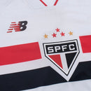 Camisa São Paulo I 26/27 New Balance Torcedora Feminina - Branca/Vermelha