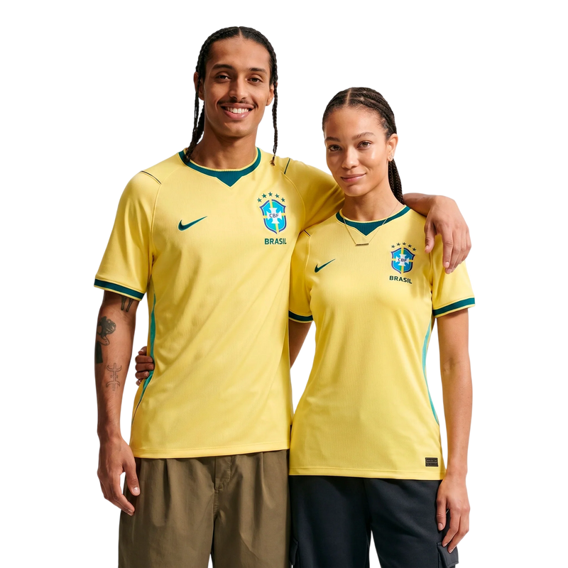 Kit Casal 2 Camisas Brasil Home 26/27 - Torcedor