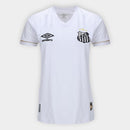 Camisa Santos I 26/27 s/n Torcedor Umbro Feminina - Branco+Bronze