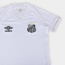 Camisa Santos I 26/27 s/n Torcedor Umbro Feminina - Branco+Bronze